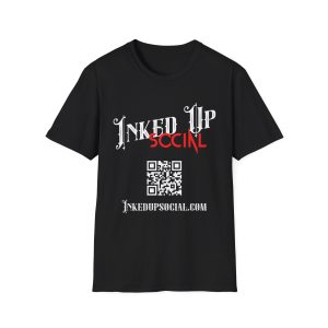 Trendy Unisex Softstyle T-Shirt with QR Code Design - Casual Wear, Outdoor Events, Gift Idea, Unique Style, Social Media Merch